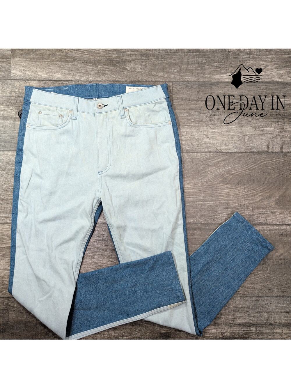 Rag & Bone High Rise Skinny Jeans Size 10 (30)